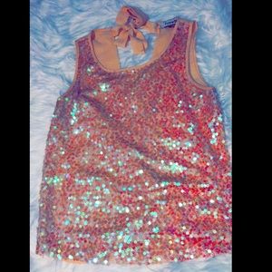Super cute dressy sequin top. Size M. EUC